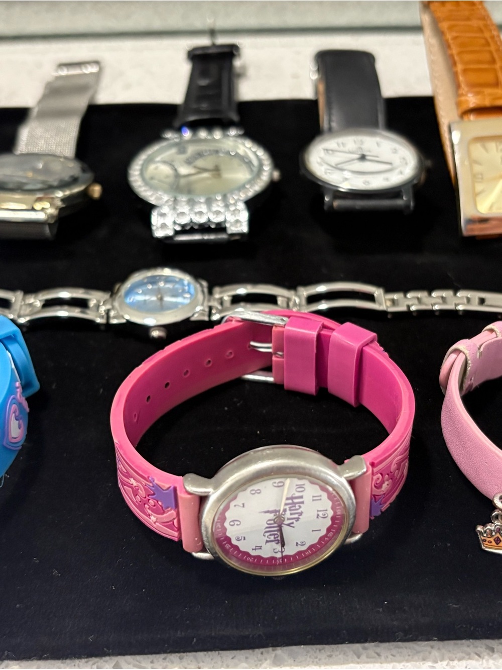 Mixed Lot of Women's Watches with Blue, Pink & Tan Straps - Picture 14 of 16